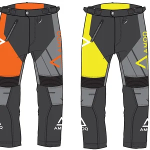 AMOQ Snowcross Skoterbyxor Svart/HiVis